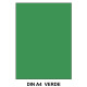 Goma eva liderpapel, din a4, 60 grs/m². verde, paquete de 10 uds.
