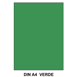 Goma eva liderpapel, din a4, 60 grs/m². verde, paquete de 10 uds.