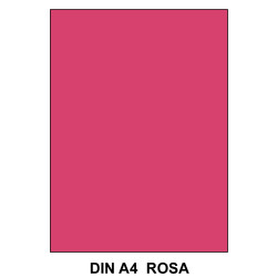 Goma eva liderpapel, din a4, 60 grs/m². rosa, paquete de 10 uds.