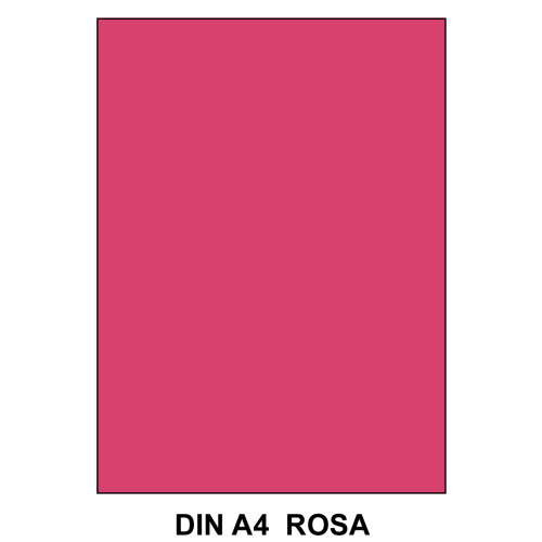 Goma eva liderpapel, din a4, 60 grs/m². rosa, paquete de 10 uds.