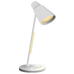 Lámpara de oficina q-connect de 18 leds y 6 w en color blanco.