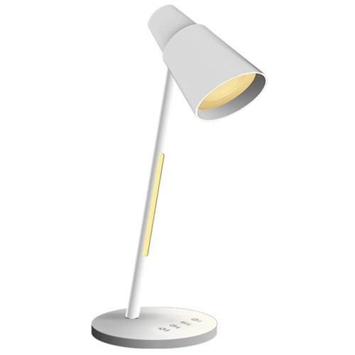 Lámpara de oficina q-connect de 18 leds y 6 w en color blanco.