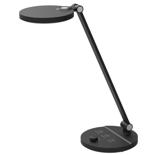 Lámpara de oficina q-connect de 80 leds y 7w., negro