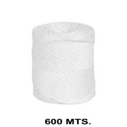 Cuerda rafia liderpapel, 700 grs. bobina de 600 mts. blanco