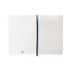 Cuaderno encolado tapa blanda símil piel antartik notes, din a5, 100 hj. 80 grs/m². liso s/m. azul marino