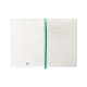 Cuaderno encolado tapa blanda símil piel antartik notes, din a5, 100 hj. 80 grs/m². liso s/m. turquesa