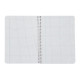 Cuaderno espiral tapa dura liderpapel serie witty, din a4, 80 hj. 90 grs/m². 4x4 c/m. azul marino