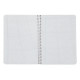 Cuaderno espiral tapa dura liderpapel serie witty, 4º, 80 hj. 90 grs/m². 4x4 c/m. rojo