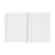 Cuaderno espiral tapa dura liderpapel serie witty, 4º, 80 hj. 75 grs/m². pauta estrecha 2,5 mm. c/m. colores surtidos