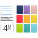 Cuaderno espiral tapa dura liderpapel serie witty, 4º, 80 hj. 90 grs/m². rayado montessori 3,5 mm. c/m. colores surtidos