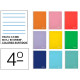 Cuaderno espiral tapa dura liderpapel serie witty, 4º, 80 hj. 75 grs/m². pauta ancha 3,5 mm. c/m. colores surtidos