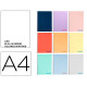 Cuaderno espiral con tapas de polipropileno liderpapel serie wonder, din a4, 80 hj. 90 grs/m². liso c/m. colores surtidos