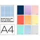 Cuaderno espiral con tapas de polipropileno liderpapel serie wonder, din a4, 80 hj. 90 grs. milimetrado 2 mm. c/m.