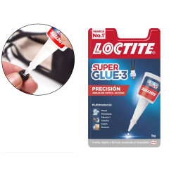 Adhesivo instantáneo loctite super glue-3 precisión, 5 grs.