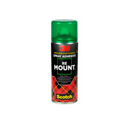 Adhesivo en spray 3m remount, bote de 400 ml.