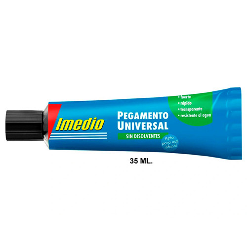 Pegamento universal imedio banda azul, 35 ml.