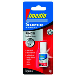 Pegamento instantáneo imedio super rapido pincel, 5 grs.