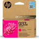 Cartucho ink-jet hewlett packard officejet pro 9110b/9117b/9120b, 937e magenta