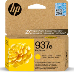 Cartucho ink-jet hewlett packard officejet pro 9110b/9117b/9120b, 937e amarillo