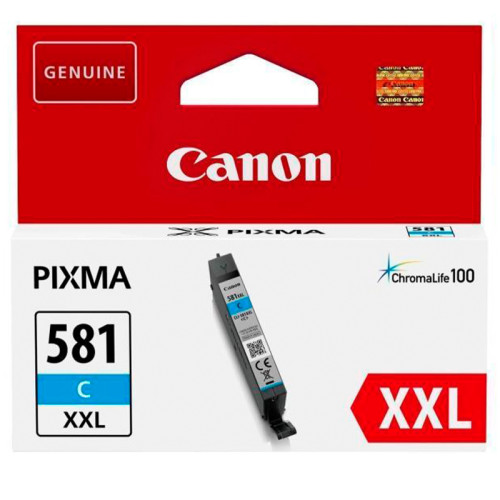 Cartucho ink-jet canon pixma tr7550/tr7650/tr8550, cyan cli-581cxxl