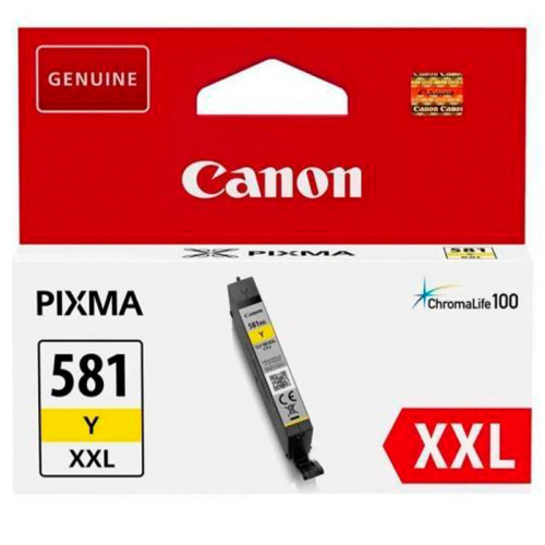 Cartucho ink-jet canon pixma tr7550/tr7650/tr8550, amarillo cli-581yxxl