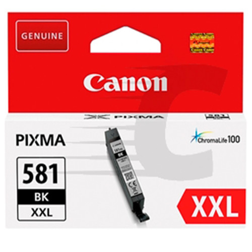 Cartucho ink-jet canon pixma tr7550/tr7650/tr8550, negro cli-581bkxxl