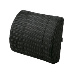 Respaldo lumbar ergonómico q-connect memory foam, negro