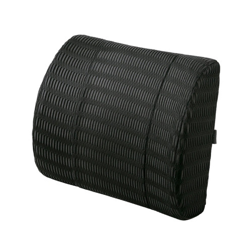 Respaldo lumbar ergonómico q-connect memory foam, negro