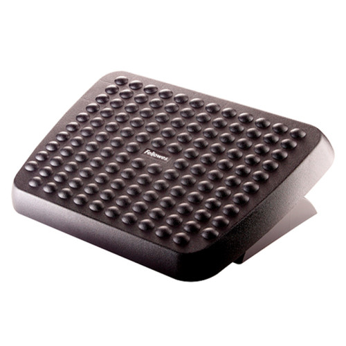 Reposapiés fellowes ajustable ergonómico, negro