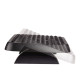 Reposapiés reciclable fellowes ajustable ergonómico, negro