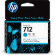 Cartucho ink-jet hewlett packard designjet t210/t230/t250, 712 cyan