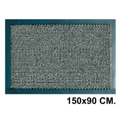 Alfombra antipolvo para suelos en poliamida de 7 mm. paperflow, 150x90 cm. gris