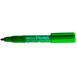 Marcador permanente pentel nn50, verde