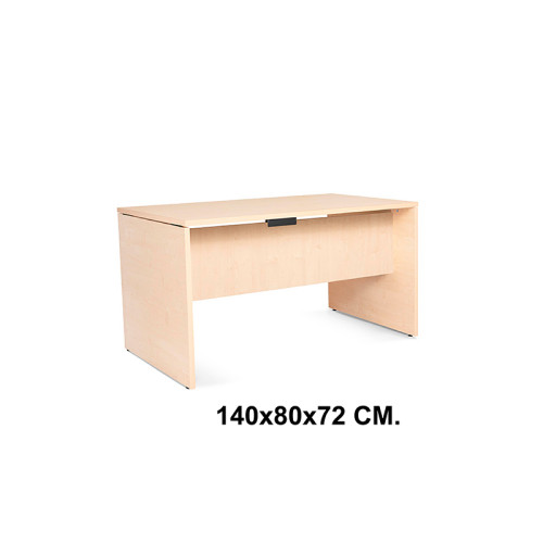 Mesa de oficina rocada work, 140x80x72 cm. haya / haya