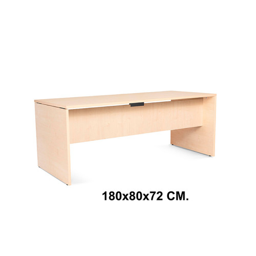 Mesa de oficina rocada work, 180x80x72 cm. haya / haya