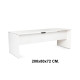 Mesa de oficina rocada work, 200x80x72 cm. blanco / blanco