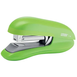 Grapadora de sobremesa rapid f30 flat clinch, verde