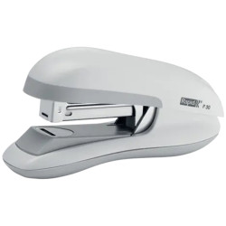 Grapadora de sobremesa rapid f30 flat clinch, blanco