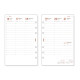 Agenda finocam open nopal 1000, semana vista vertical, 155x215 mm. negro