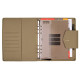 Agenda finocam open nopal 1000, semana vista vertical, 155x215 mm. verde oliva