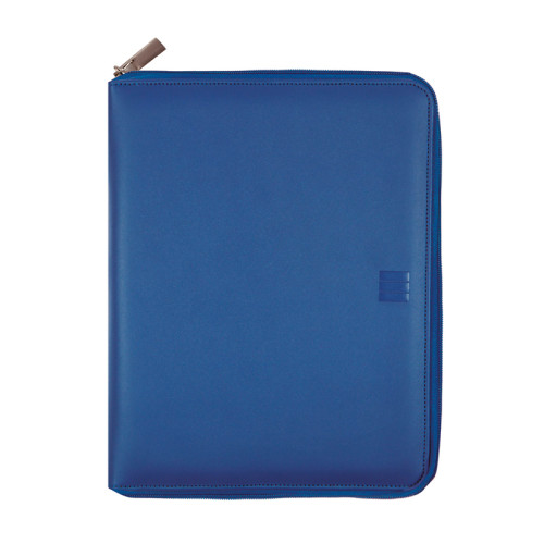 Agenda finocam open cremallera clan 500, semana vista vertical, 117x181 mm. azul