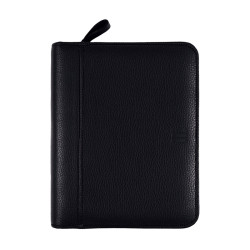 Agenda finocam open piel cremallera andrea 500, semana vista vertical, 117x181 mm. negro