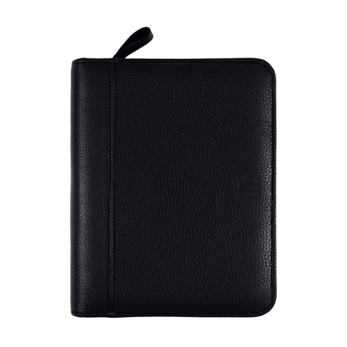 Agenda finocam open piel cremallera andrea 500, semana vista vertical, 117x181 mm. negro