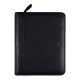 Agenda finocam open piel cremallera andrea 1000, semana vista vertical, 155x215 mm. negro