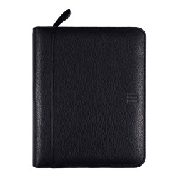 Agenda finocam open piel cremallera andrea 1000, semana vista vertical, 155x215 mm. negro