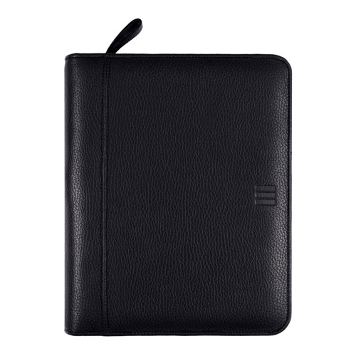 Agenda finocam open piel cremallera andrea 1000, semana vista vertical, 155x215 mm. negro