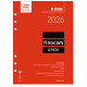 Recambio agenda finocam open 1000, 155x215 mm. semana vista vertical