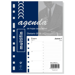 Recambio agenda multifin 3002, 155x215 mm. día página