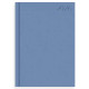 Agenda liderpapel corfu, din a5, día página, tapa forrada símil piel, azul claro 2026