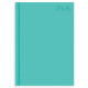 Agenda liderpapel corfu, din a5, día página, tapa forrada símil piel, verde menta 2026